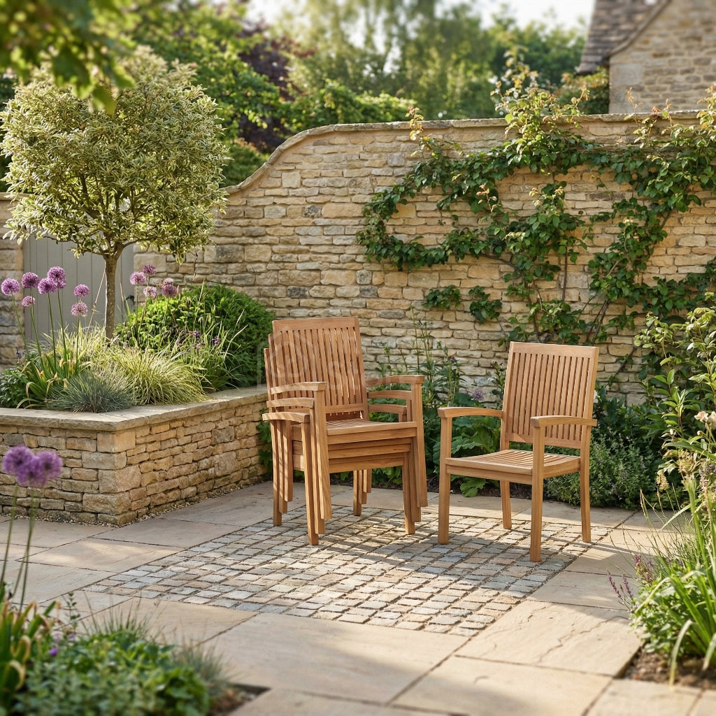 Ashwick Teak Garden Stacking Chair