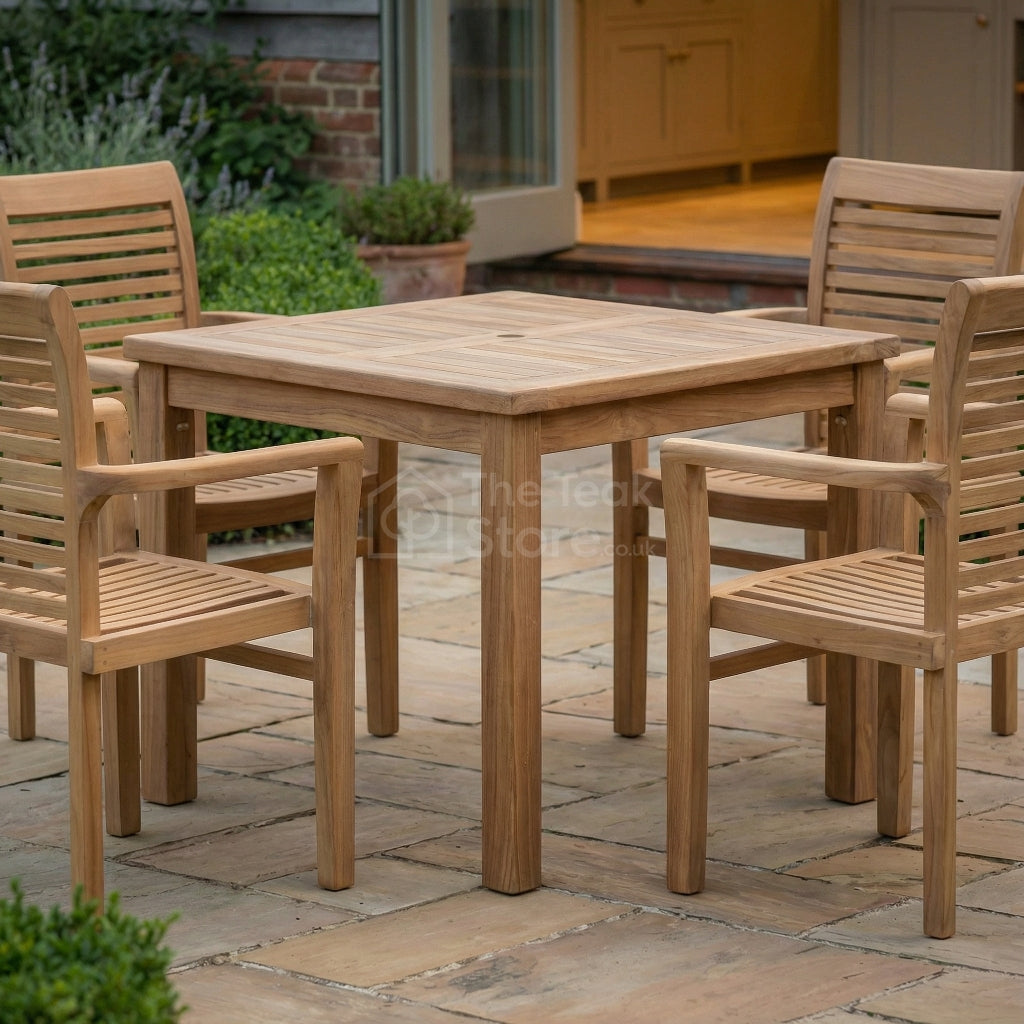 Ashworth 4 Seat Teak Garden Furniture Set