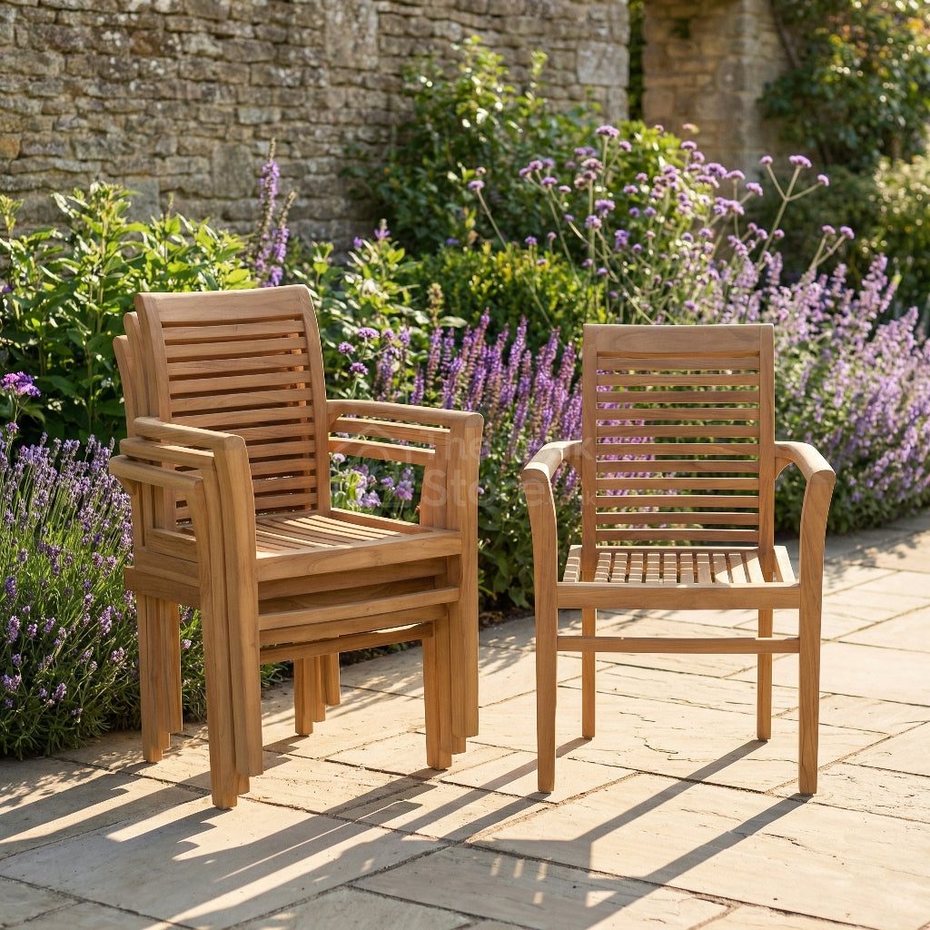 Belgrave Teak Garden Stacking Chair