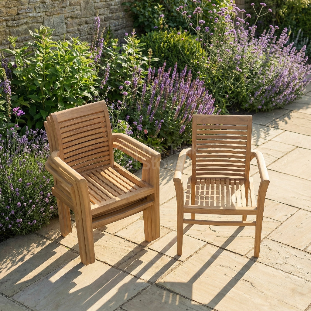 Belgrave Teak Garden Stacking Chair
