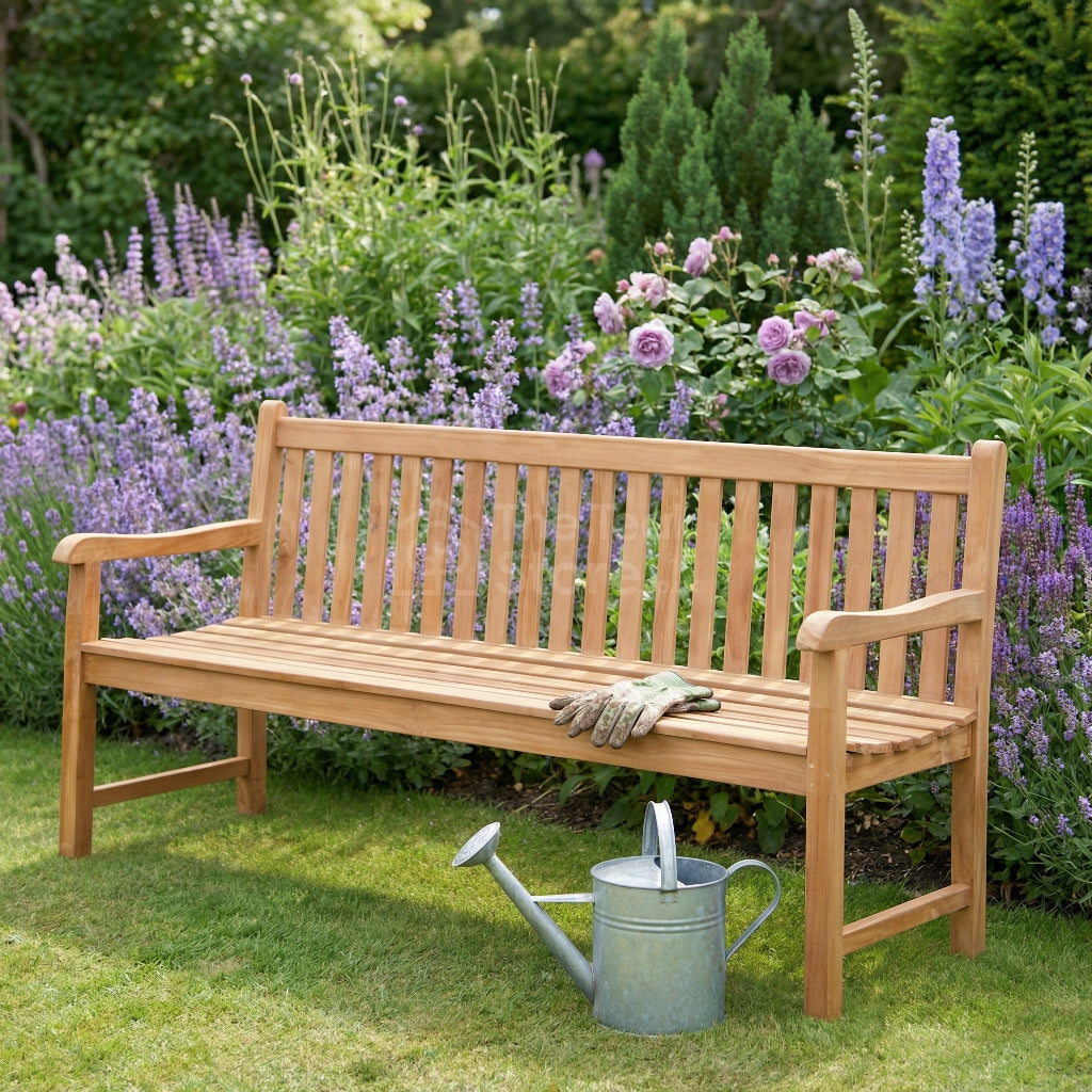 Cambridge Classic Four Seat Teak Garden Bench