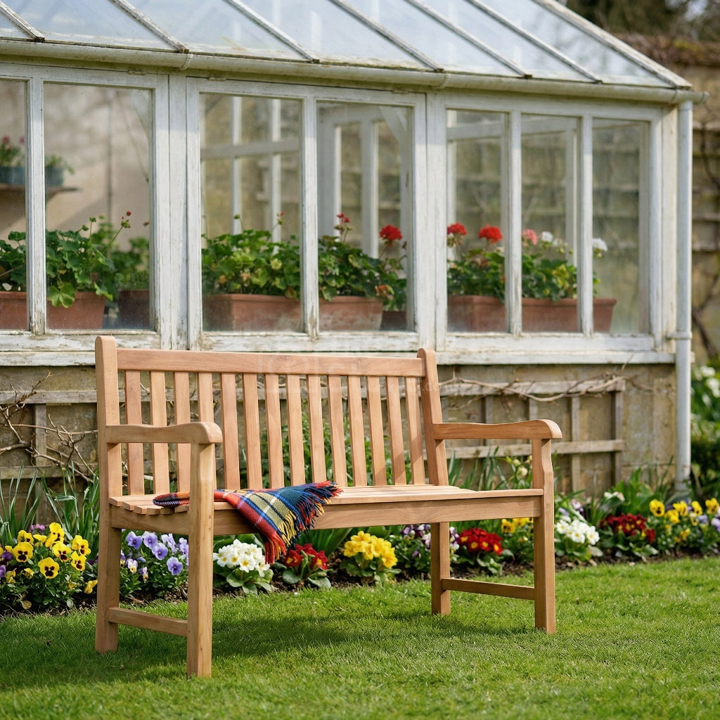 Cambridge Classic Two Seat Teak Garden Bench