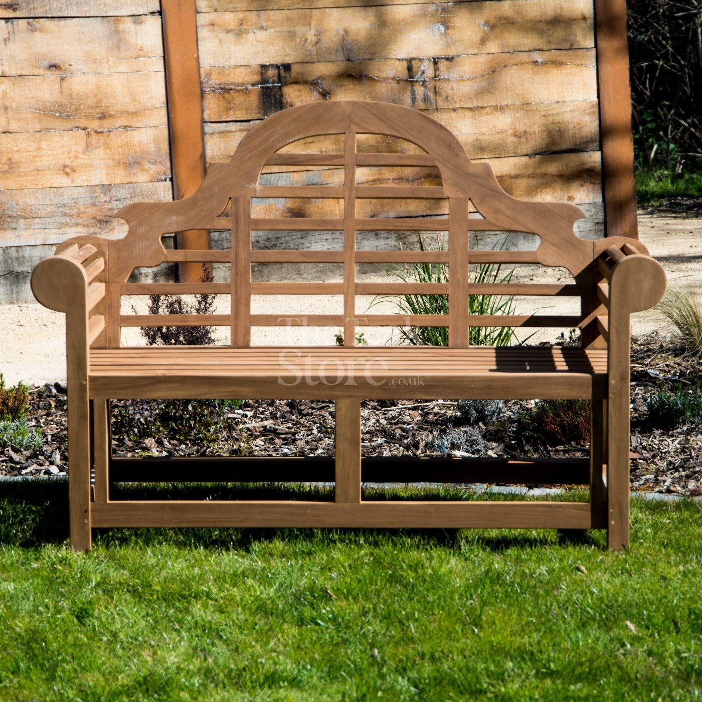 Sissinghurst Lutyens Teak Bench Two Seat 137cm