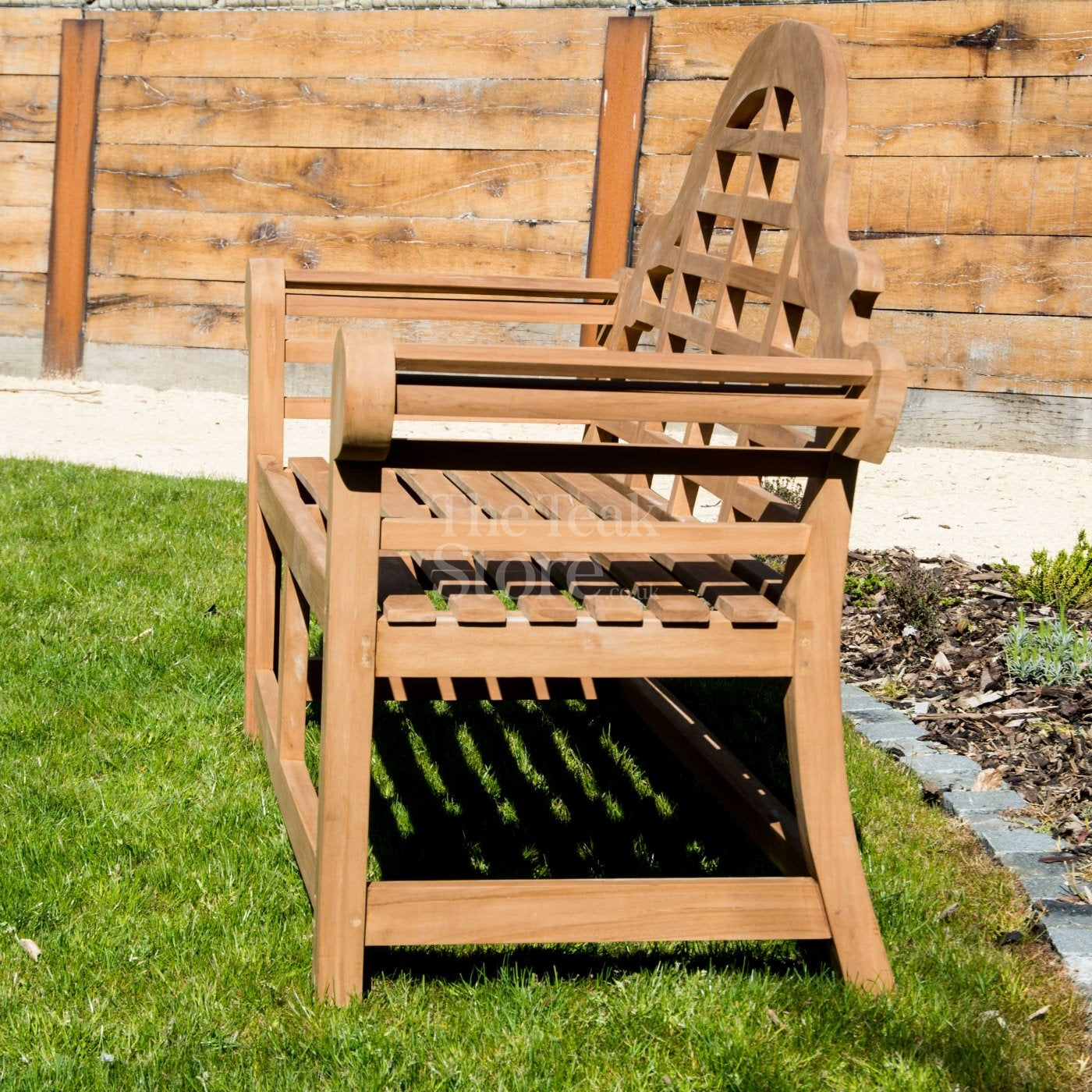 Sissinghurst Lutyens Teak Bench Two Seat 137cm