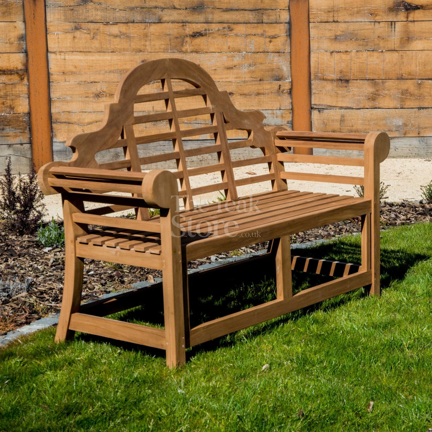 Sissinghurst Lutyens Teak Bench Two Seat 137cm