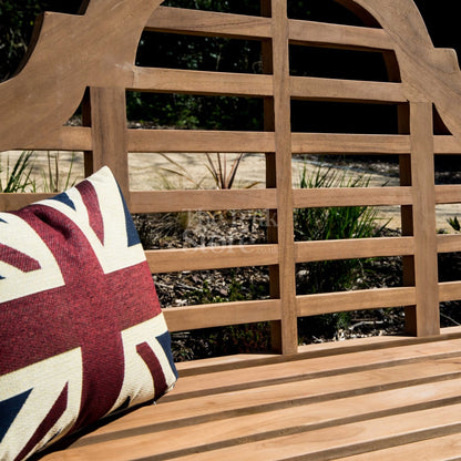 Sissinghurst Lutyens Teak Bench Two Seat 137cm