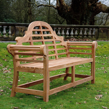 Sissinghurst Lutyens Teak Bench Three Seat