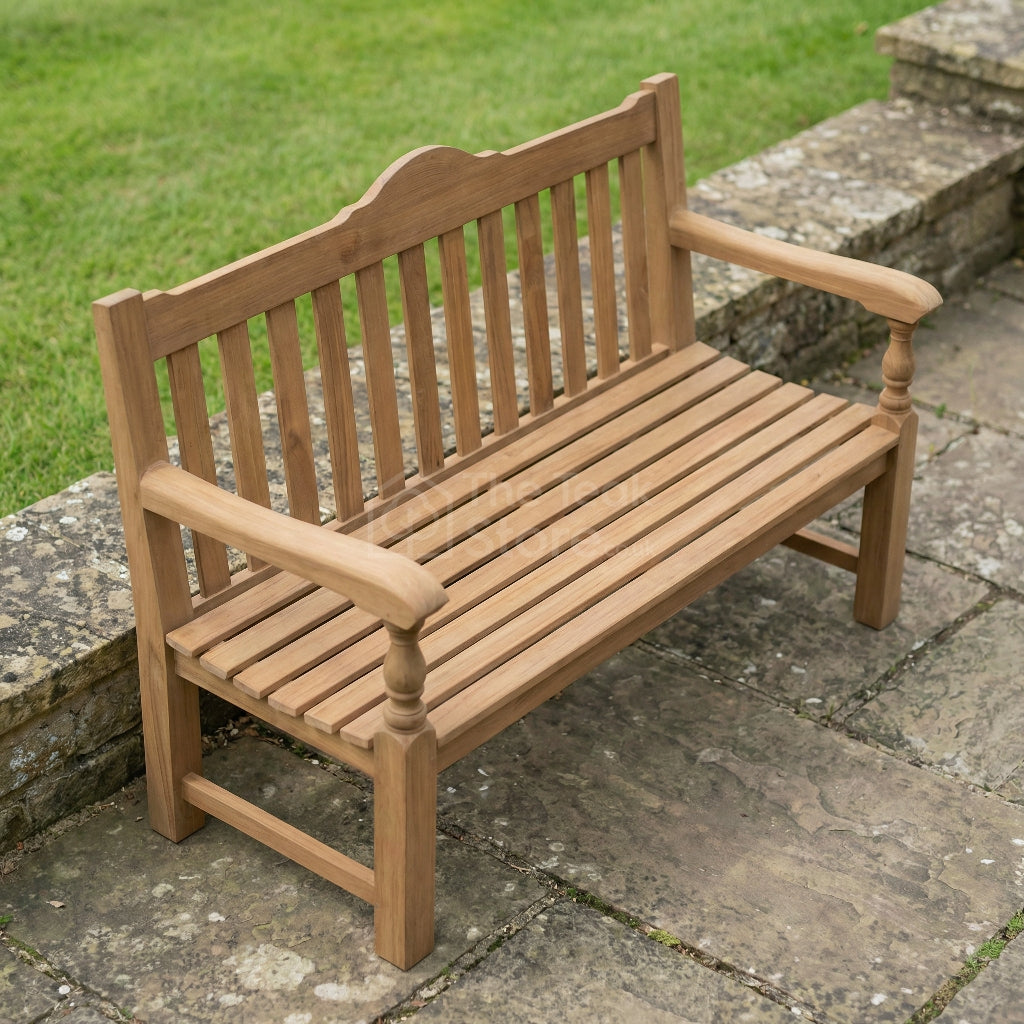 Oxford Teak Garden Memorial Bench Three Seat
