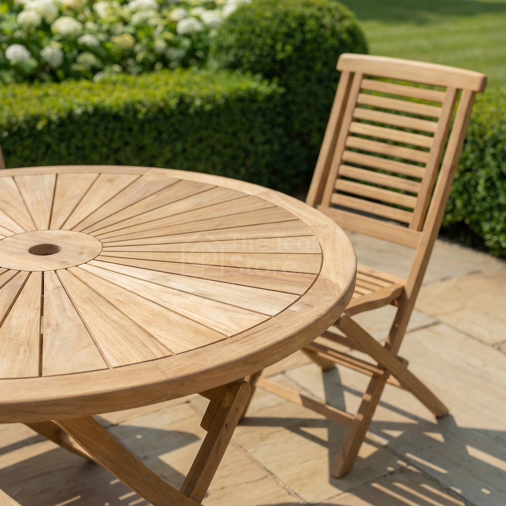 Radley 4 Seat Teak Folding Dining Set