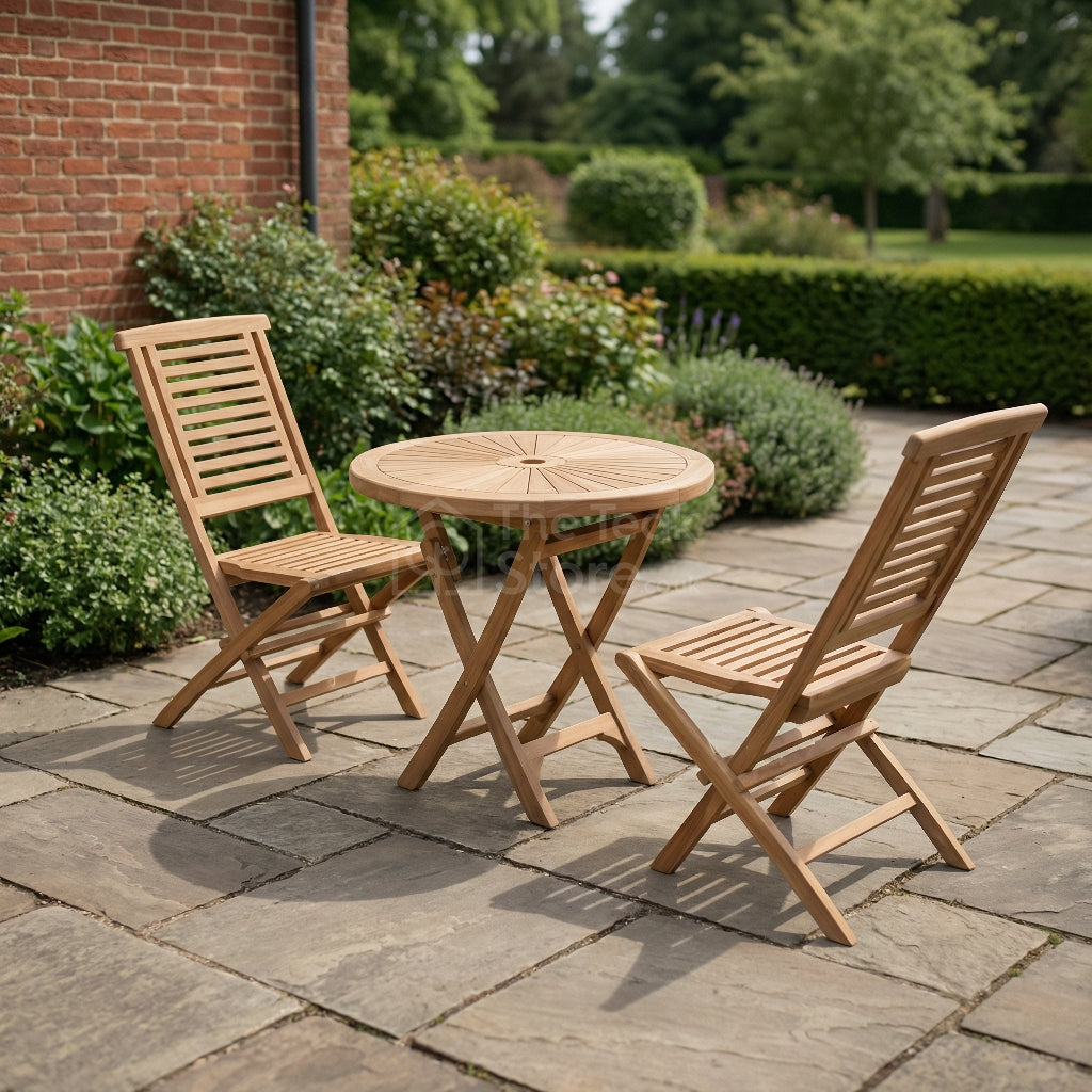 Radley 2 Seat Teak Folding Bistro Set