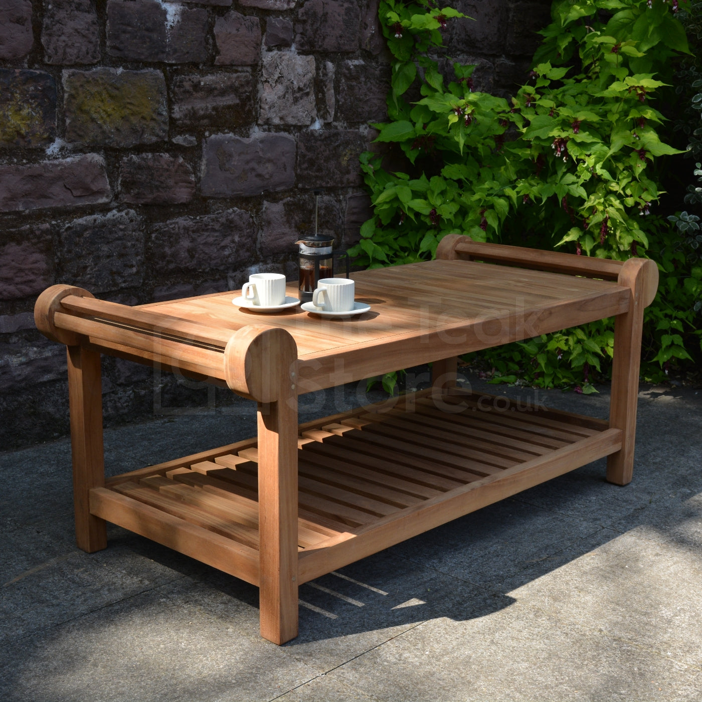 Sissinghurst Lutyens Two Tier Coffee Table