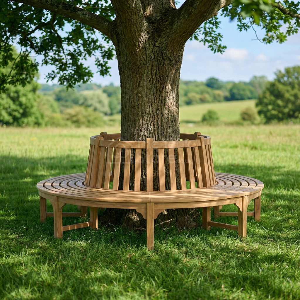 Windermere Teak Tree Bench
